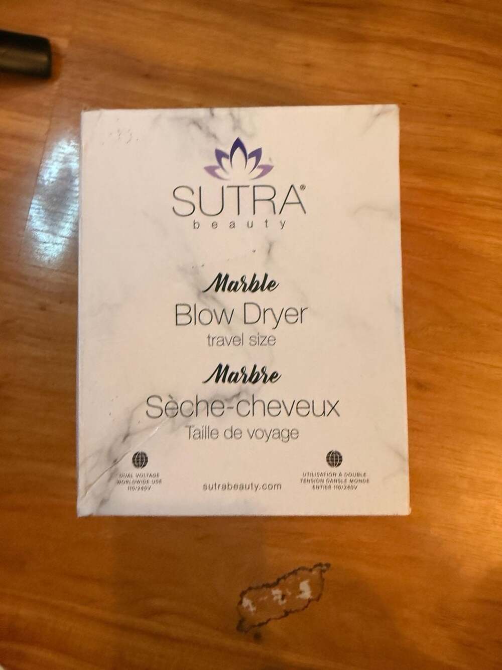 Sutra Beauty Marble Blow Dryer Travel Size